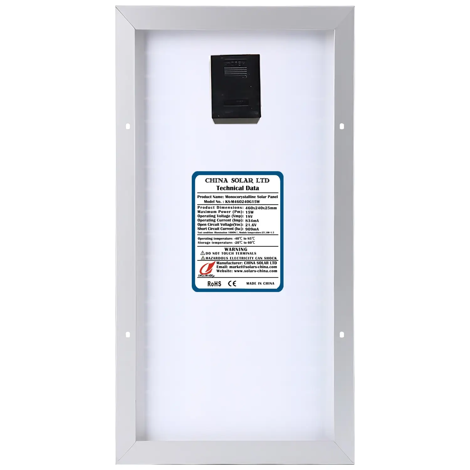 15W Pannello Fotovoltaico
