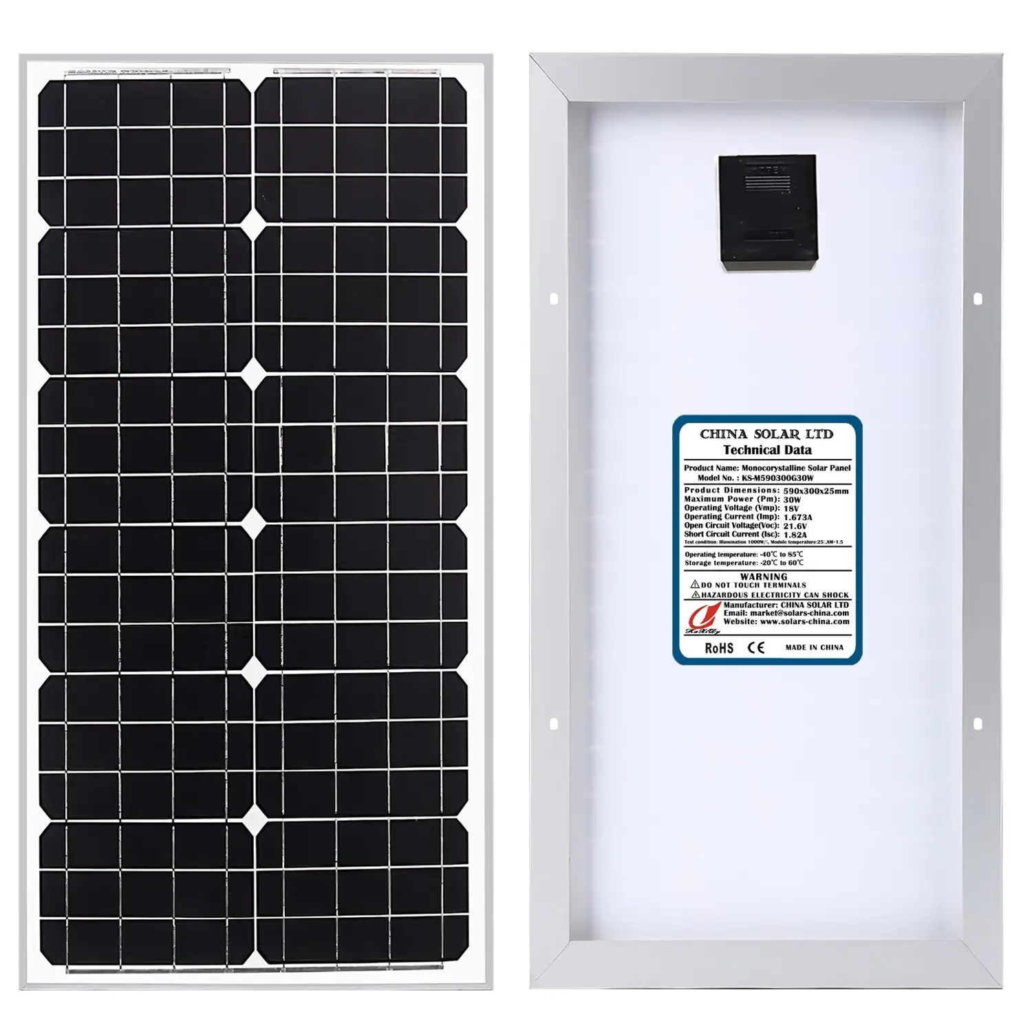 Pannello Fotovoltaico 30W