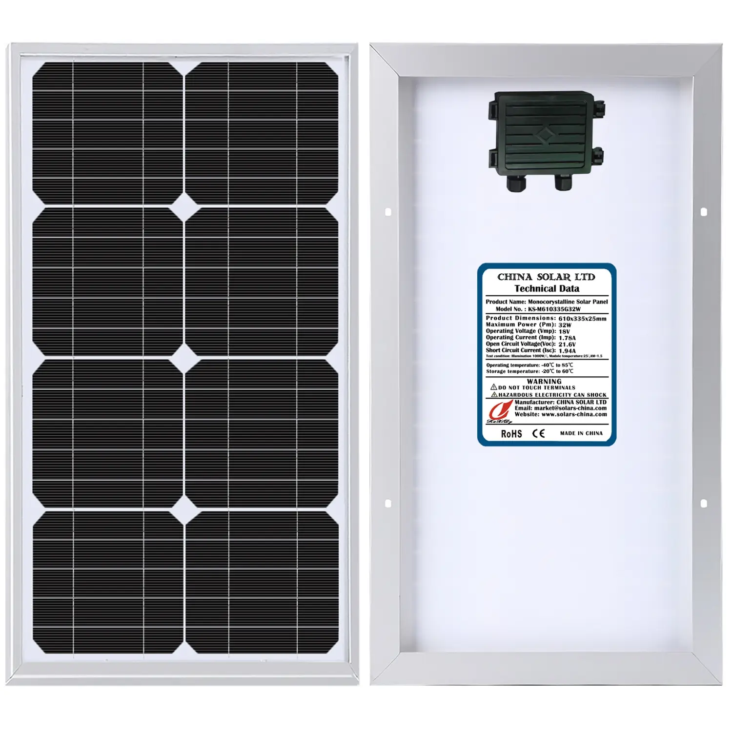 Pannello Fotovoltaico 30W