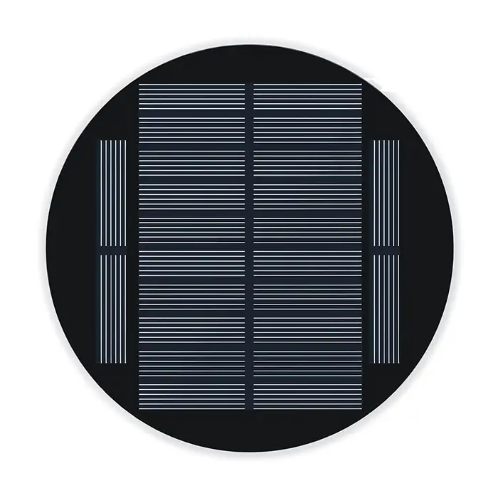 6V Pannello Solare Rotondo