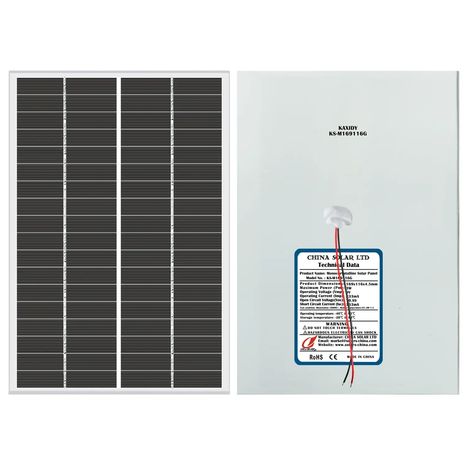 pannello solare 3W