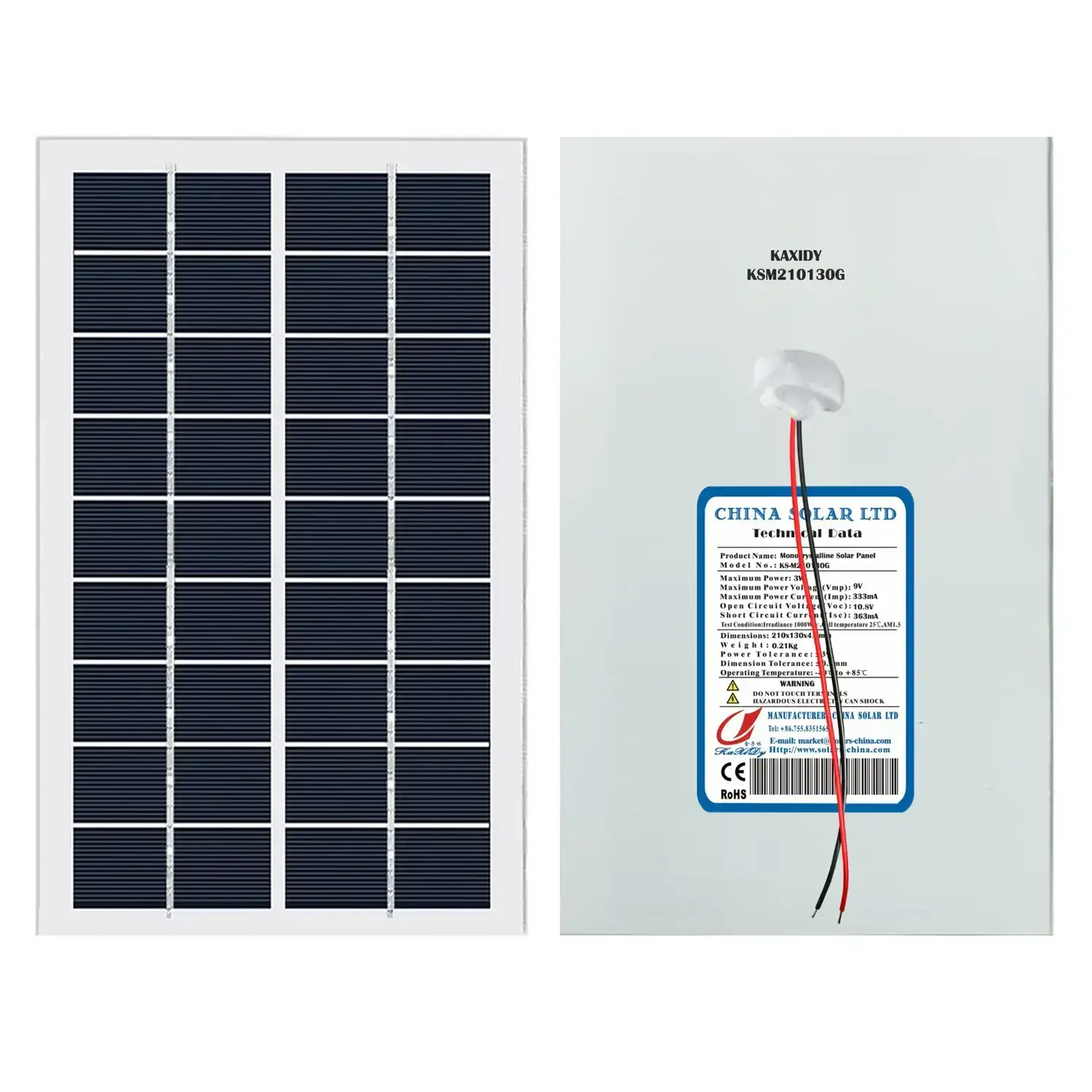 pannello solare 3W