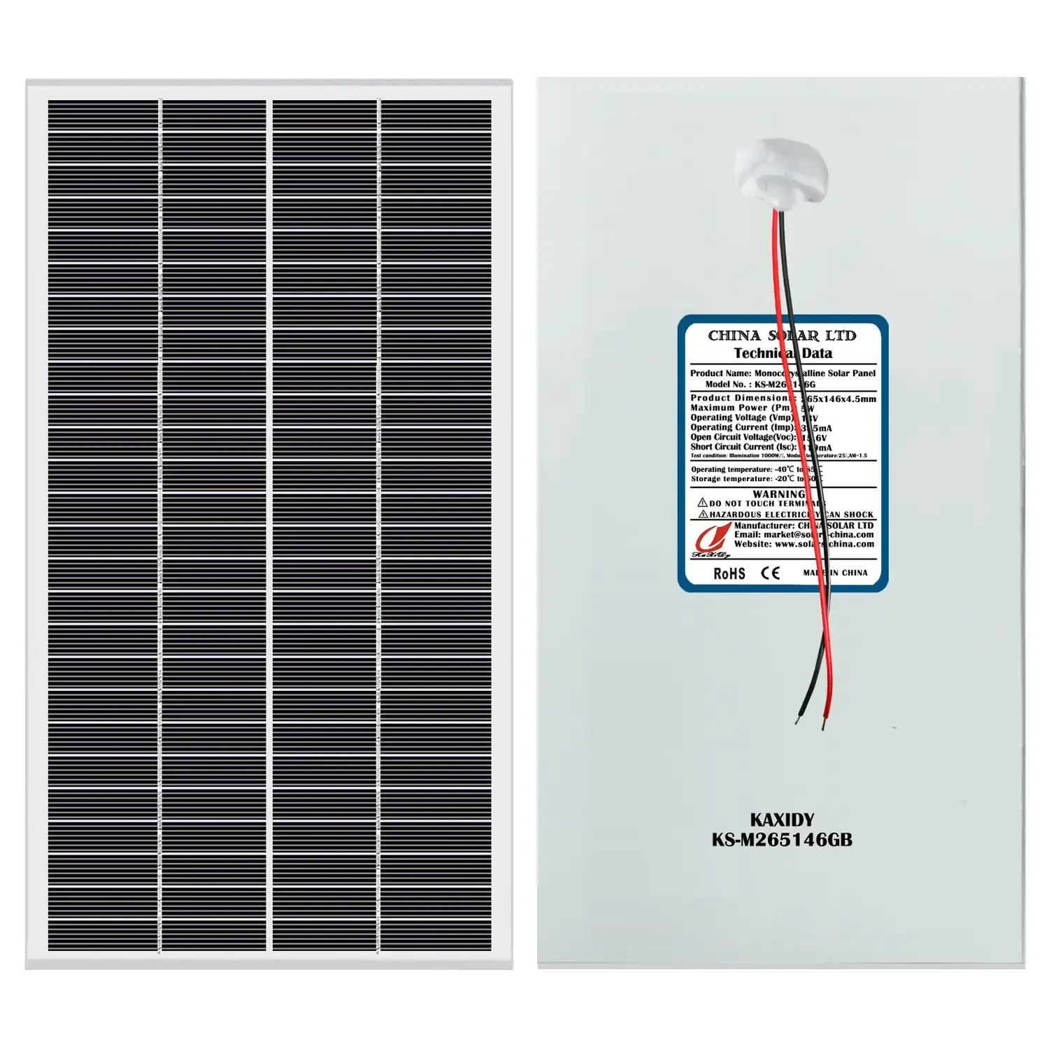 pannello solare 5W