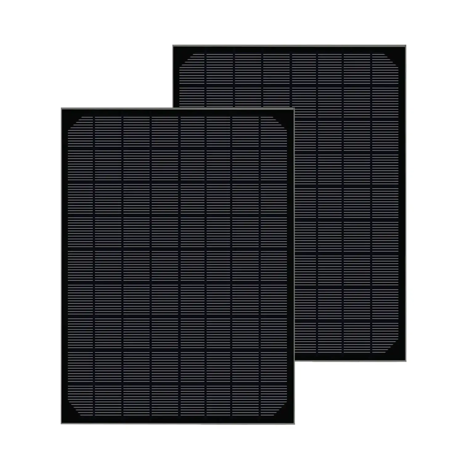 10W pannello solare nero