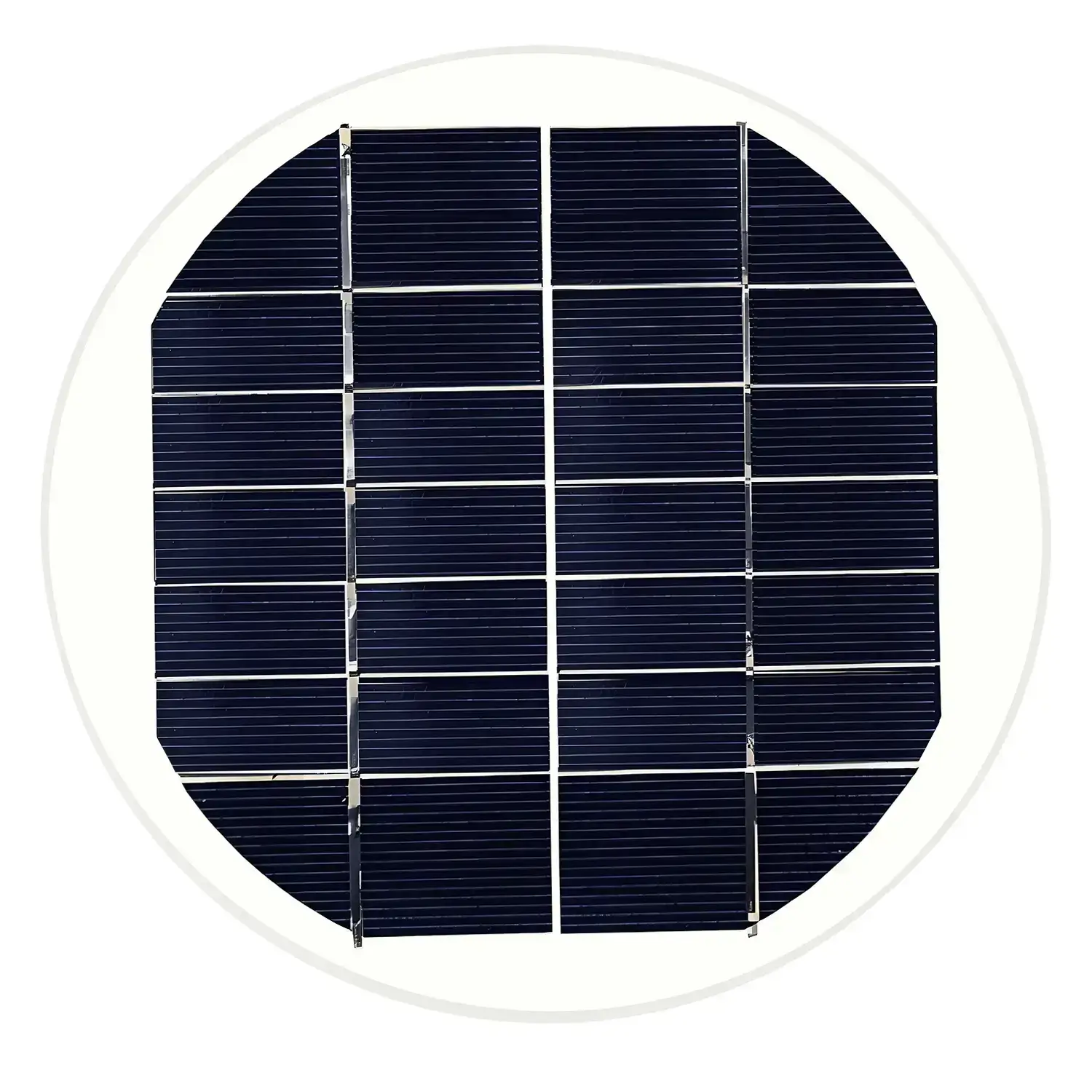 8V pannello solare rotondo